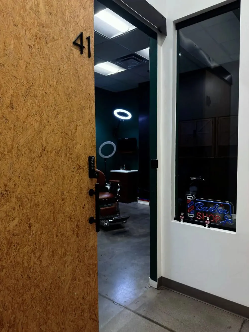 Suite 41 front door at 21455 S Ellsworth Rd, Suite 41